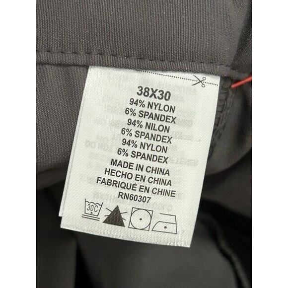 Union Bay Rainier UB Tech Travel Pants Fixed Waistband UPF50 Gray Size 38X30 NWT - Picture 6 of 9
